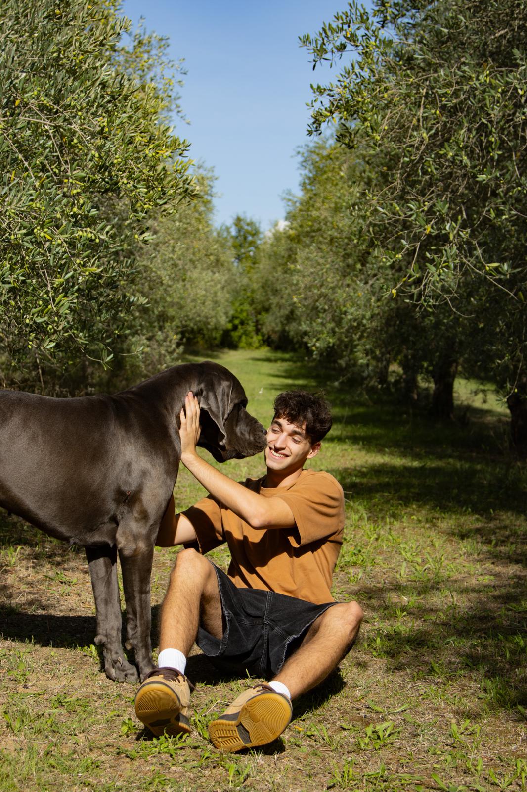 Edoardo Lusenti al lavoro